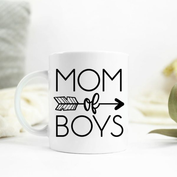 Mom of boys Ceramic Mug