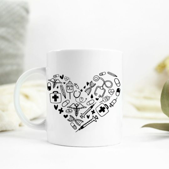 Nurse heart Ceramic Mug