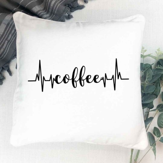 Coffee heartbeat- Pillow