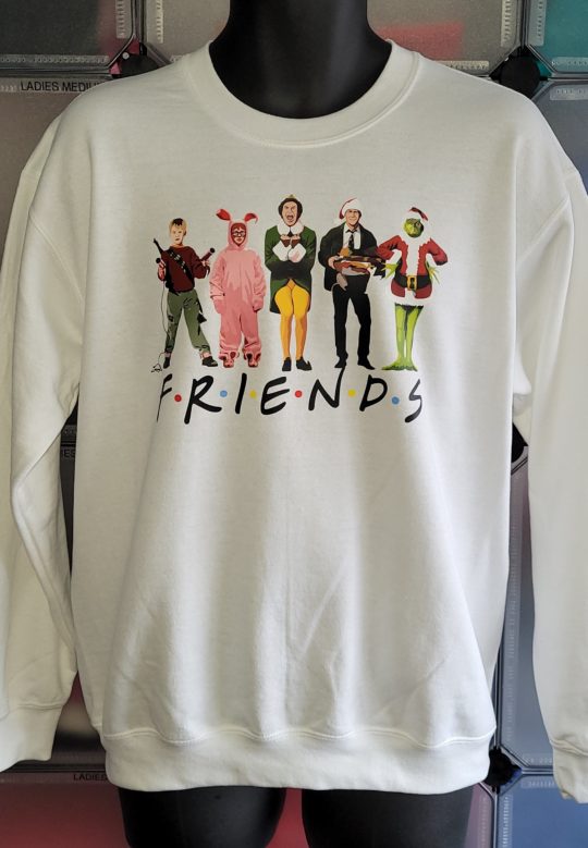 Christmas Character Friends- Crewneck Sweatshirt