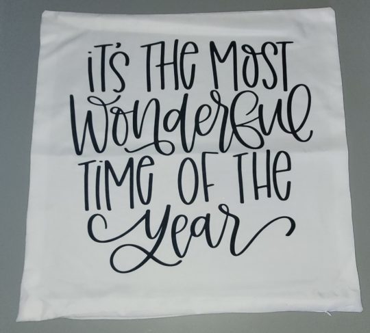 The Most Wonderful of the year- Pillow