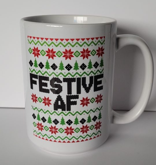 Festive AF- Ceramic Mug
